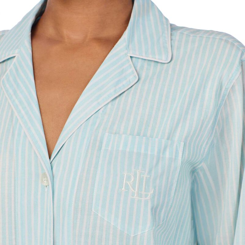 Lauren Ralph Lauren Classic Lawn L/S Notch Collar Pajama Set image number 2